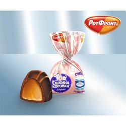 Конфеты "Ёшкина коровка" со вкусом сгущенного молока, в какаосодержащей глазури, 300 грамм